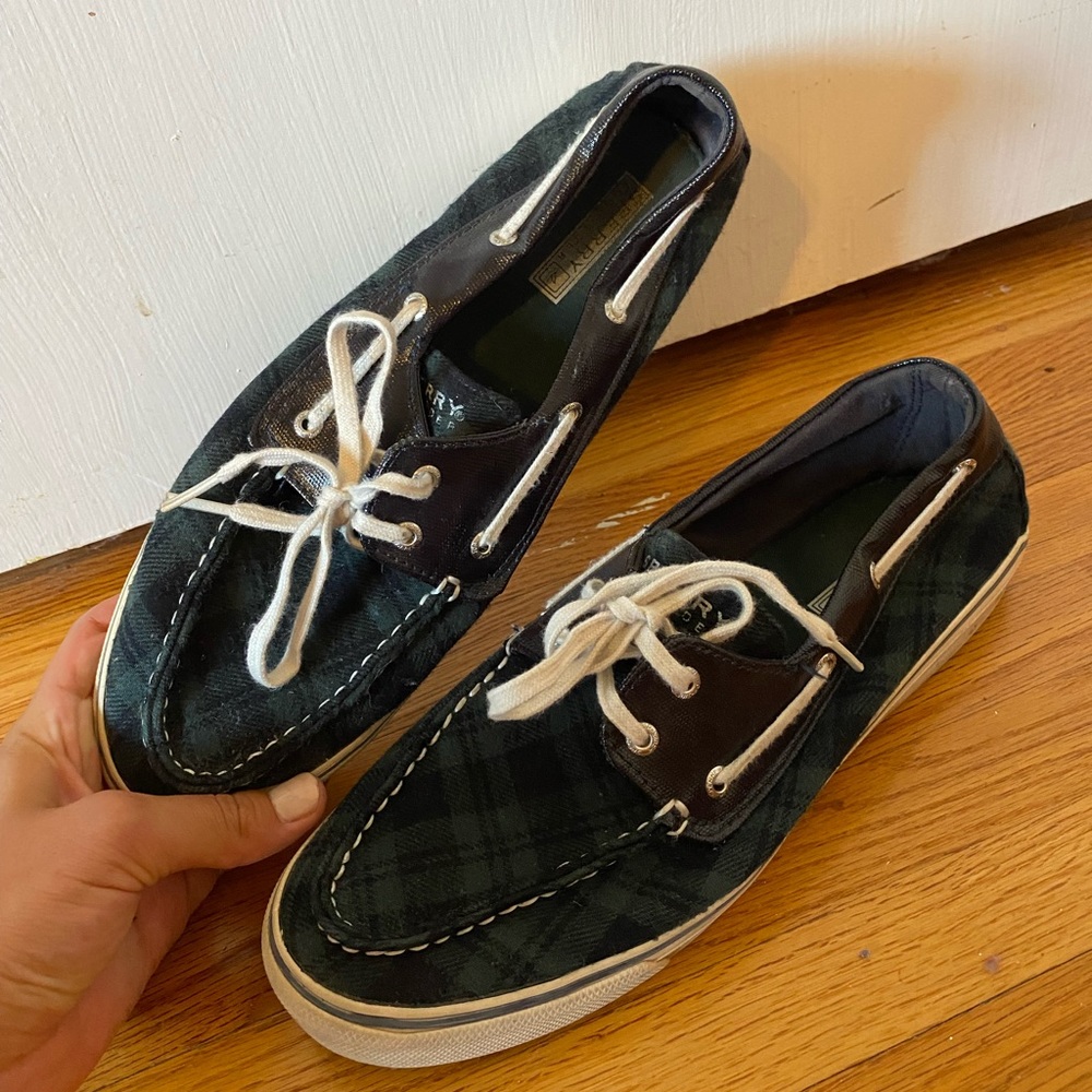 Sperry Women’s Plaid Slip-one Size 11